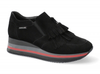 Chaussure mephisto velcro modele omega noir